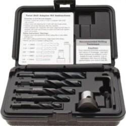 Twist Drill Adapter Kit for Mag Drills